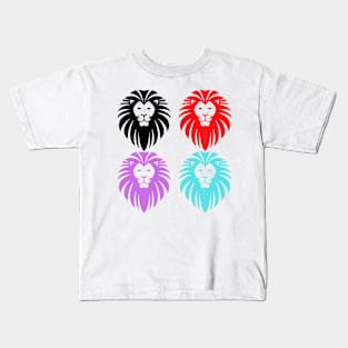 Four lion Kids T-Shirt